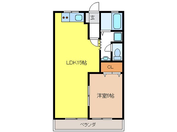 ブリリアントヒルズ西中島の物件間取画像